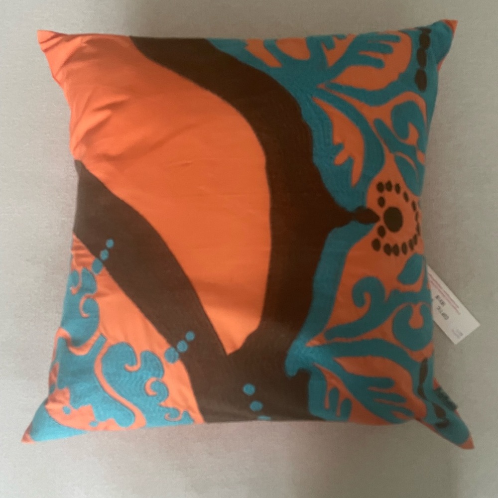 Designed couch pillow